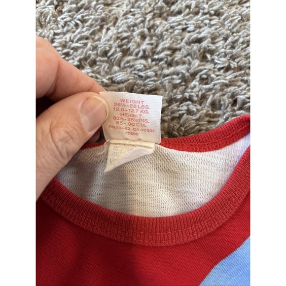 Vintage 70s 80s Tee T Tank Top Shirt Preppy Vest Color Block 18 Months - Picture 3 of 5